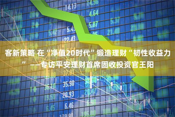 客新策略 在“净值20时代”锻造理财“韧性收益力” ——专访平安理财首席固收投资官王阳